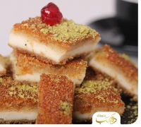 بسبوسة بالقشطة — حلويات دهب