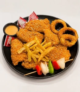 وجبة شنيتسل 😋 — شاورما خيال