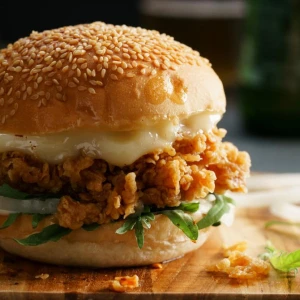 تشكن زنجر — Azoz burger عزوز برجر