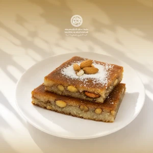 نمورة باللوز — حلويات حازم المزنر