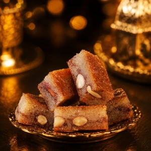 نمورة باللوز — حلويات دهب